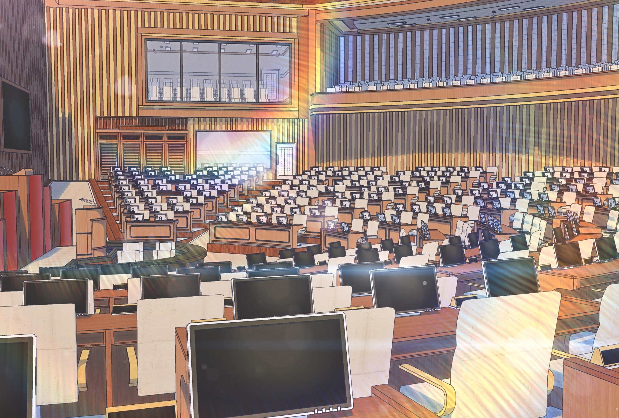 Webtoon background work 6
